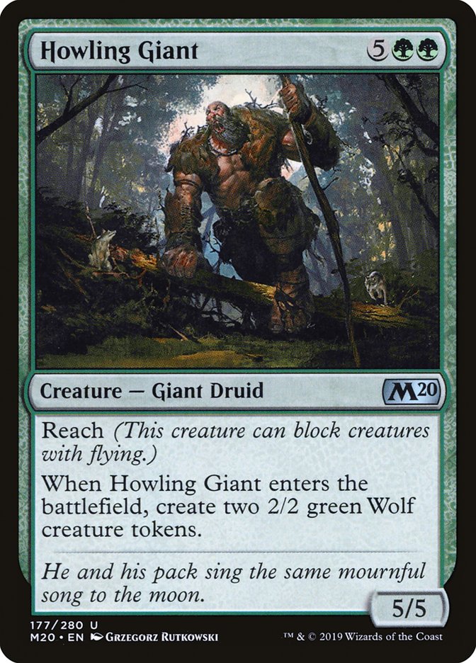 Howling Giant [Core Set 2020] | Good Games North