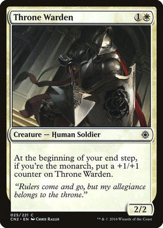 Throne Warden [Conspiracy: Take the Crown] | Good Games North