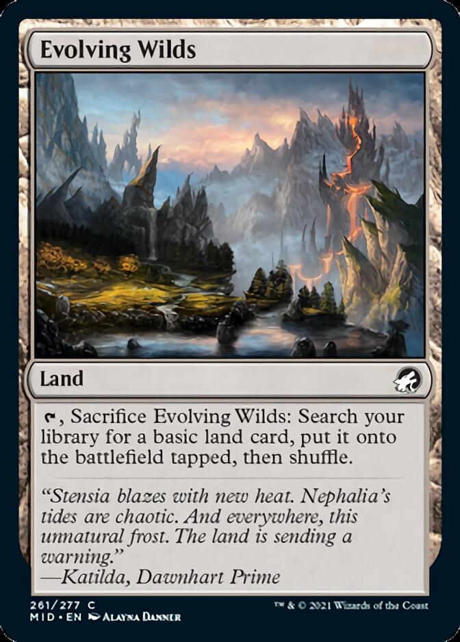Evolving Wilds [Innistrad: Midnight Hunt] | Good Games North
