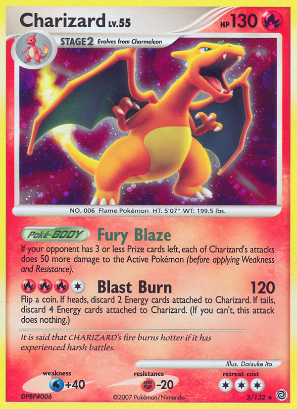 Charizard (3/132) [Diamond & Pearl: Secret Wonders] | Good Games North