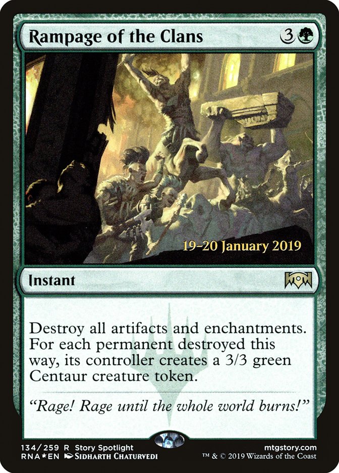 Rampage of the Clans [Ravnica Allegiance Prerelease Promos] | Good Games North