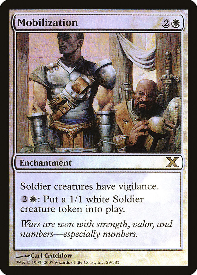 Mobilization (Premium Foil) [Tenth Edition] | Good Games North