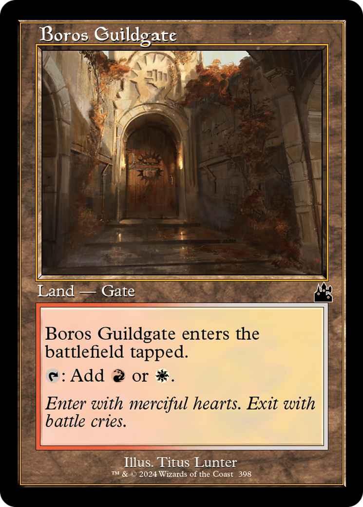 Boros Guildgate (Retro Frame) [Ravnica Remastered] | Good Games North