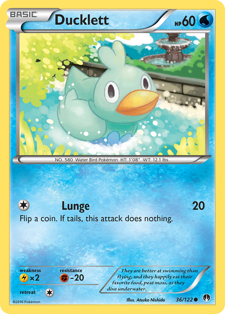 Ducklett (36/122) [XY: BREAKpoint] | Good Games North