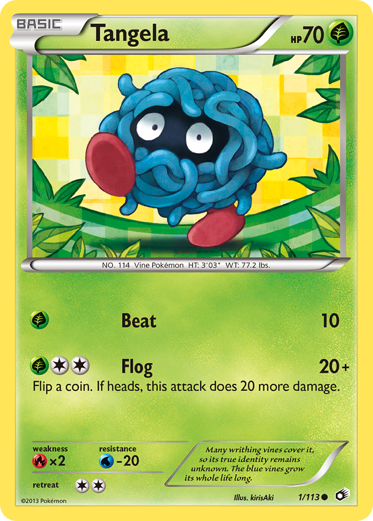 Tangela (1/113) [Black & White: Legendary Treasures] | Good Games North
