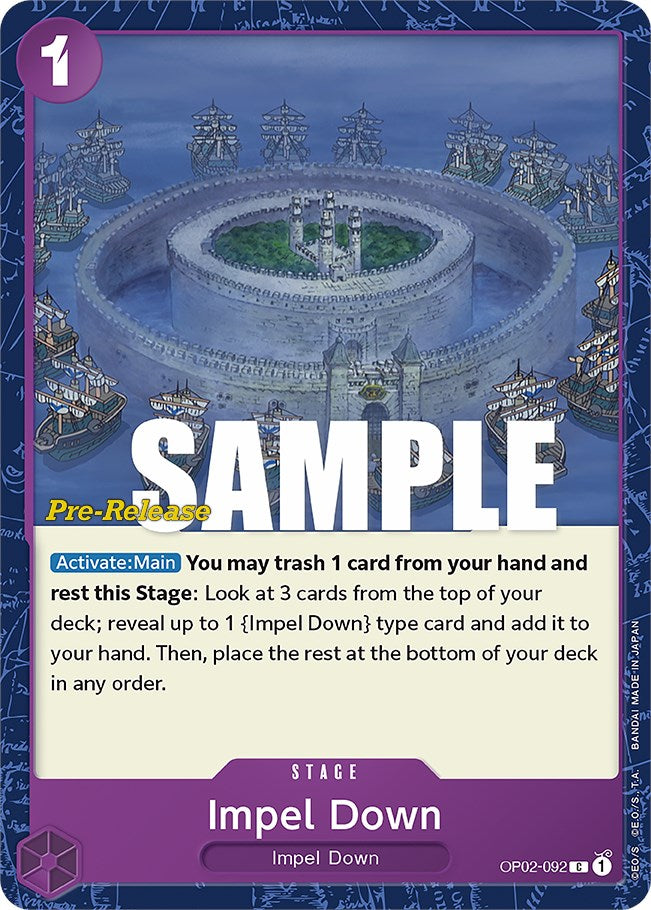 Impel Down [Paramount War Pre-Release Cards] | Good Games North