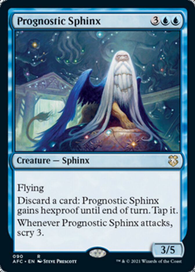 Prognostic Sphinx [Dungeons & Dragons: Adventures in the Forgotten Realms Commander] | Good Games North