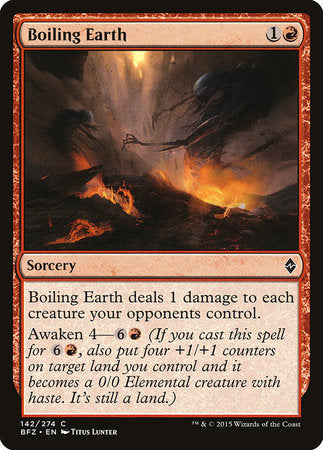 Boiling Earth [Battle for Zendikar] | Good Games North