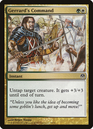 Gerrard's Command [Duel Decks: Phyrexia vs. the Coalition] | Good Games North