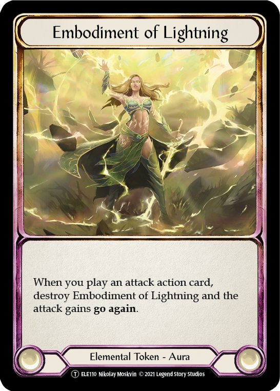 Embodiment of Lightning // Titan's Fist [U-ELE110] Unlimited Normal | Good Games North