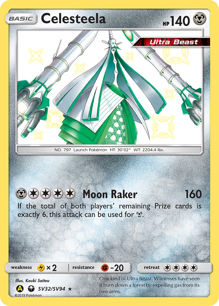 Celesteela (SV32/SV94) [Sun & Moon: Hidden Fates - Shiny Vault] | Good Games North