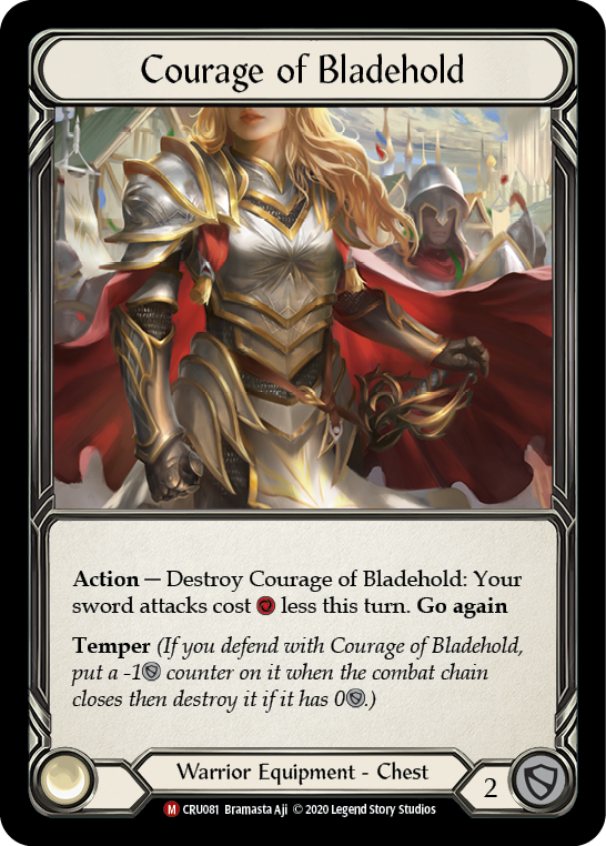 Courage of Bladehold [CRU081] 1st Edition Normal | Good Games North