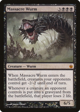 Massacre Wurm [Mirrodin Besieged] | Good Games North