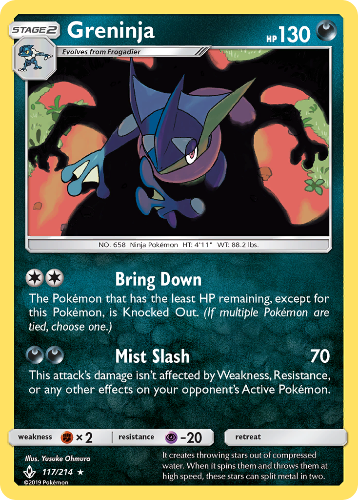 Greninja (117/214) [Sun & Moon: Unbroken Bonds] | Good Games North