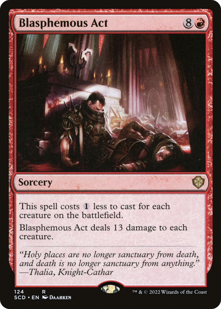 Blasphemous Act [Starter Commander Decks] | Good Games North