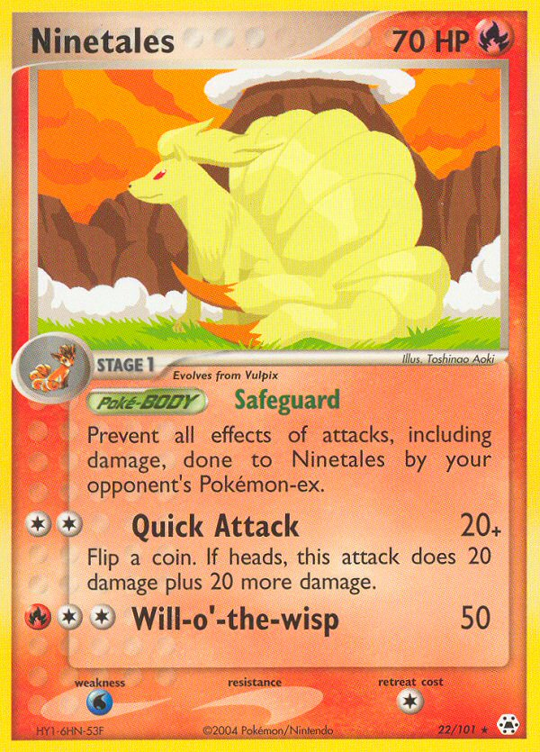 Ninetales (22/101) [EX: Hidden Legends] | Good Games North