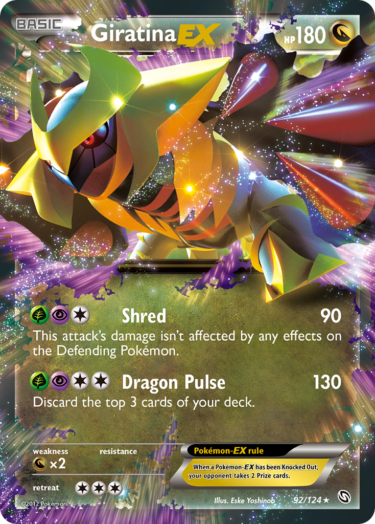 Giratina EX (92/124) [Black & White: Dragons Exalted] | Good Games North