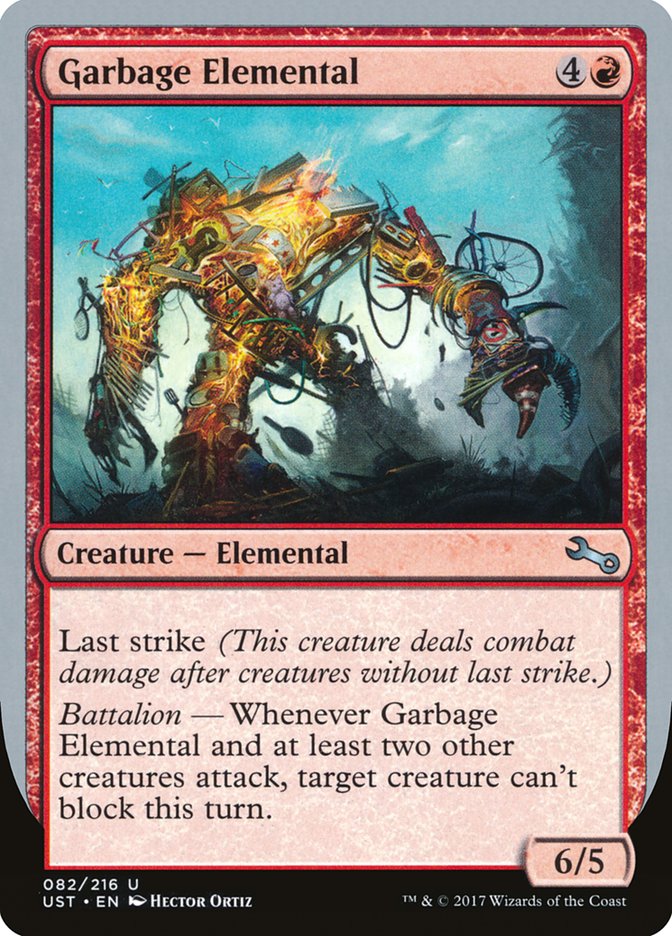 Garbage Elemental (6/5 Creature) [Unstable] | Good Games North