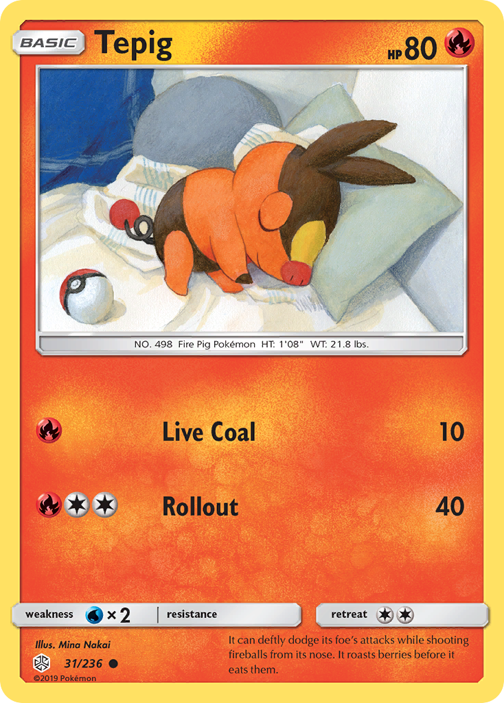 Tepig (31/236) [Sun & Moon: Cosmic Eclipse] | Good Games North