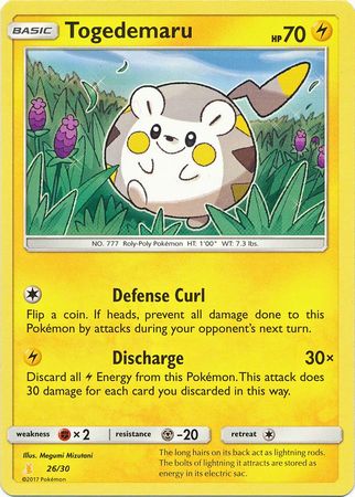 Togedemaru (26/30) [Sun & Moon: Trainer Kit - Alolan Raichu] | Good Games North