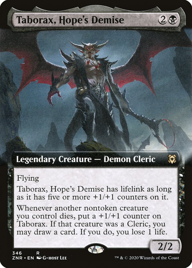 Taborax, Hope's Demise (Extended Art) [Zendikar Rising] | Good Games North
