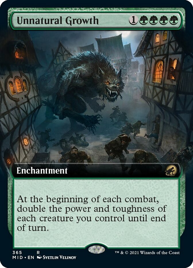Unnatural Growth (Extended) [Innistrad: Midnight Hunt] | Good Games North