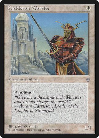 Kjeldoran Warrior [Ice Age] | Good Games North