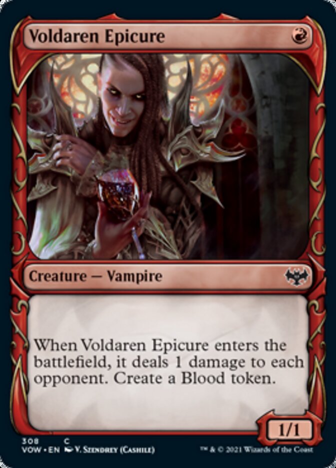 Voldaren Epicure (Showcase Fang Frame) [Innistrad: Crimson Vow] | Good Games North