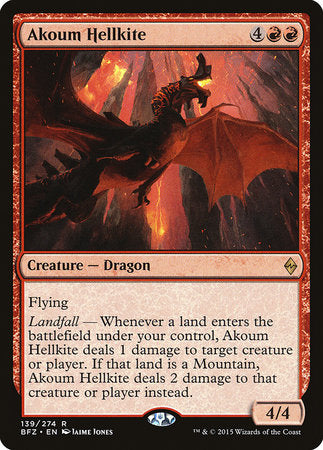Akoum Hellkite [Battle for Zendikar] | Good Games North