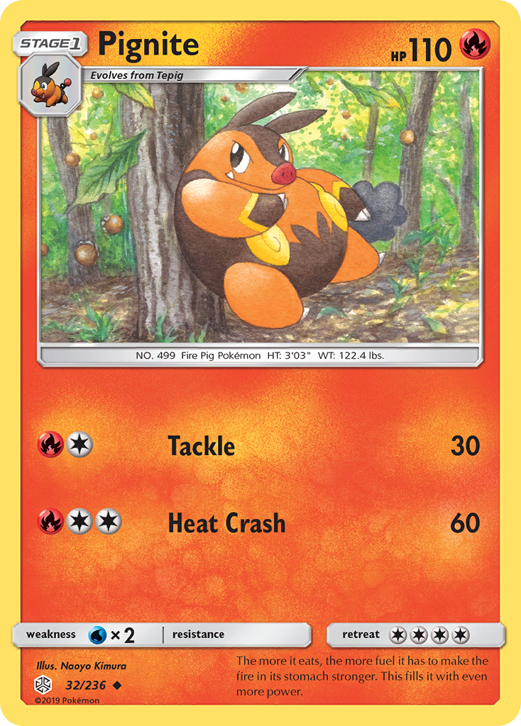 Pignite (32/236) [Sun & Moon: Cosmic Eclipse] | Good Games North