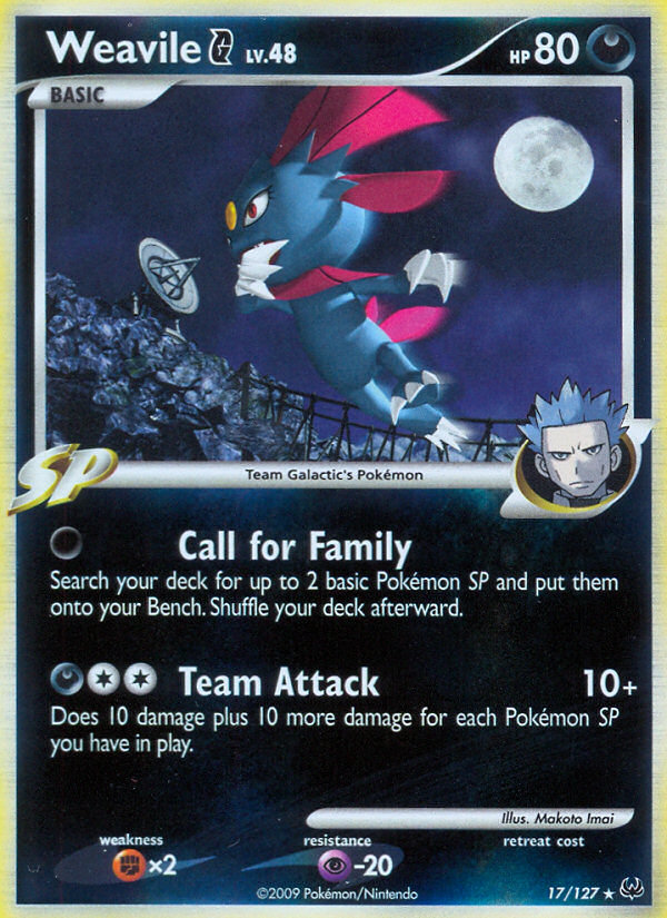 Weavile G (17/127) [Platinum: Base Set] | Good Games North