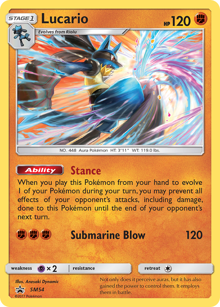 Lucario (SM54) [Sun & Moon: Black Star Promos] | Good Games North