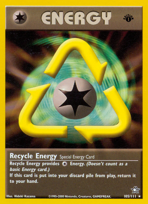 Recycle Energy (105/111) [Neo Genesis 1st Edition] | Good Games North
