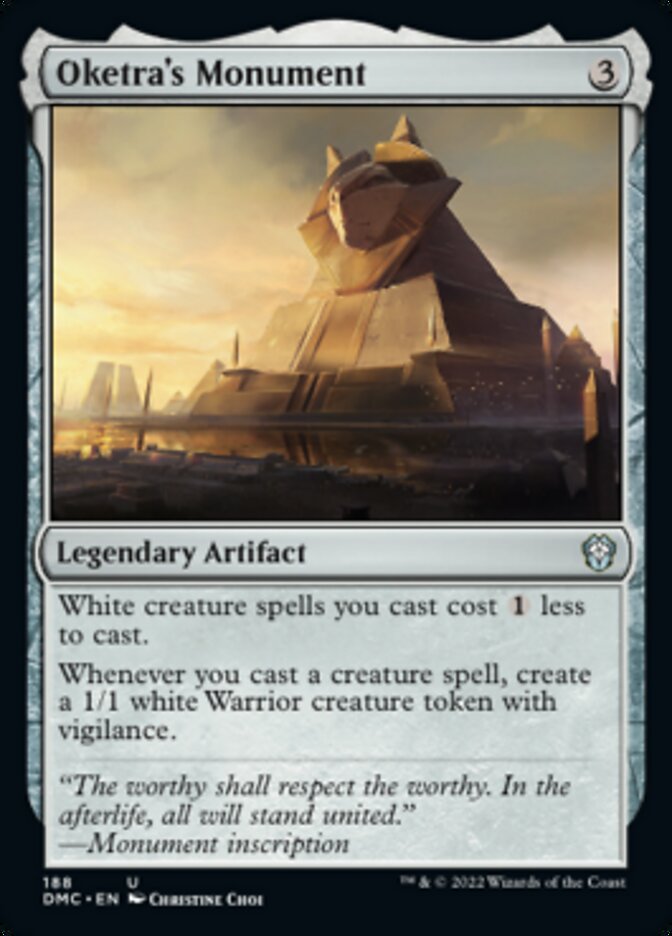 Oketra's Monument [Dominaria United Commander] | Good Games North