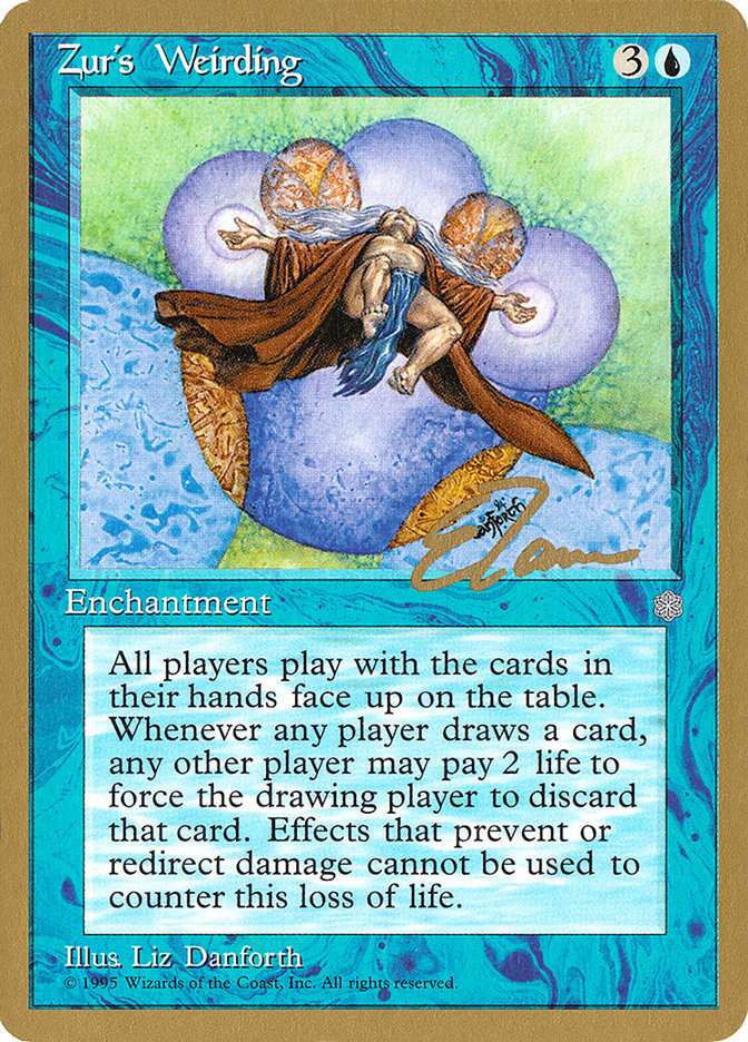 Zur's Weirding (Eric Tam) [Pro Tour Collector Set] | Good Games North