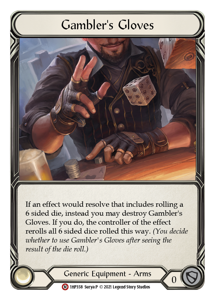 Gambler's Gloves [1HP358] (History Pack 1) | Good Games North