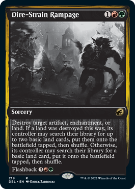 Dire-Strain Rampage [Innistrad: Double Feature] | Good Games North