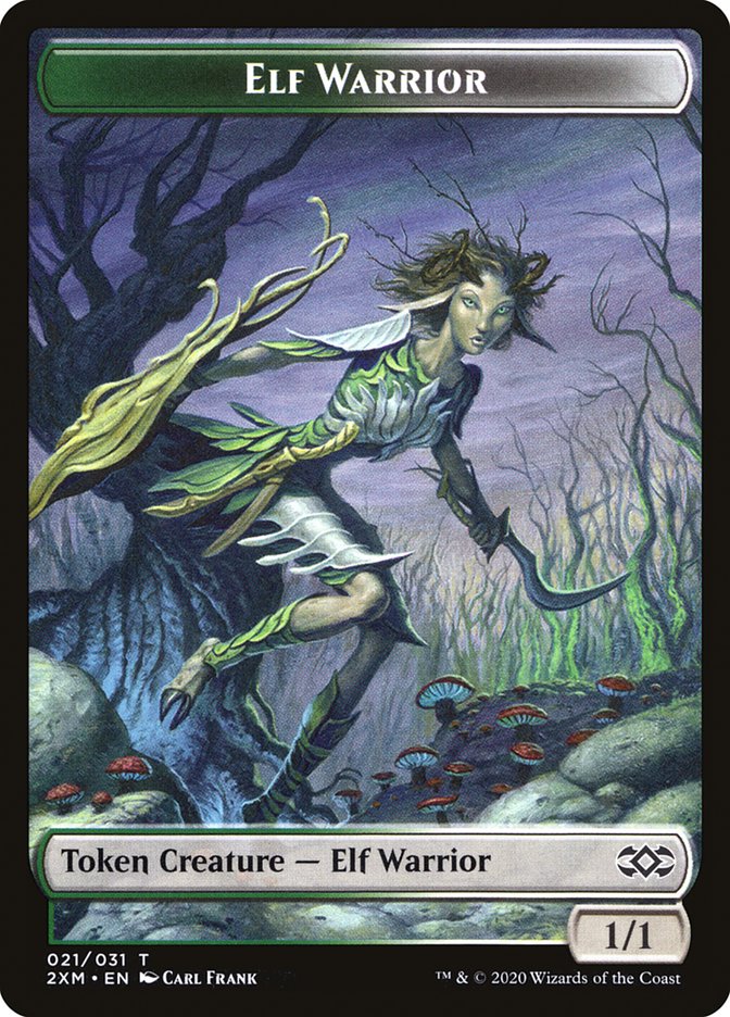 Elf Warrior Token [Double Masters] | Good Games North