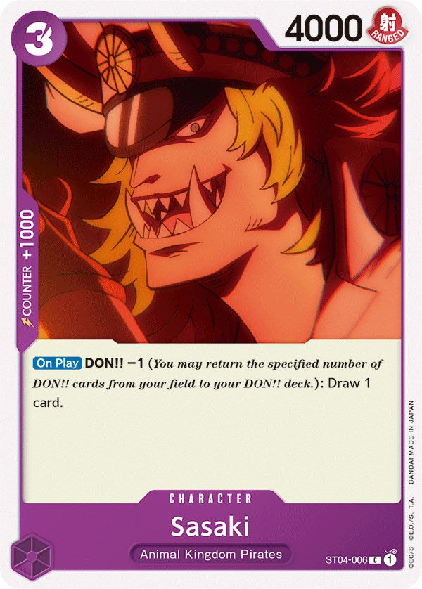 Sasaki [Starter Deck: Animal Kingdom Pirates] | Good Games North