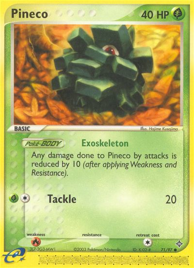 Pineco (71/97) [EX: Dragon] | Good Games North
