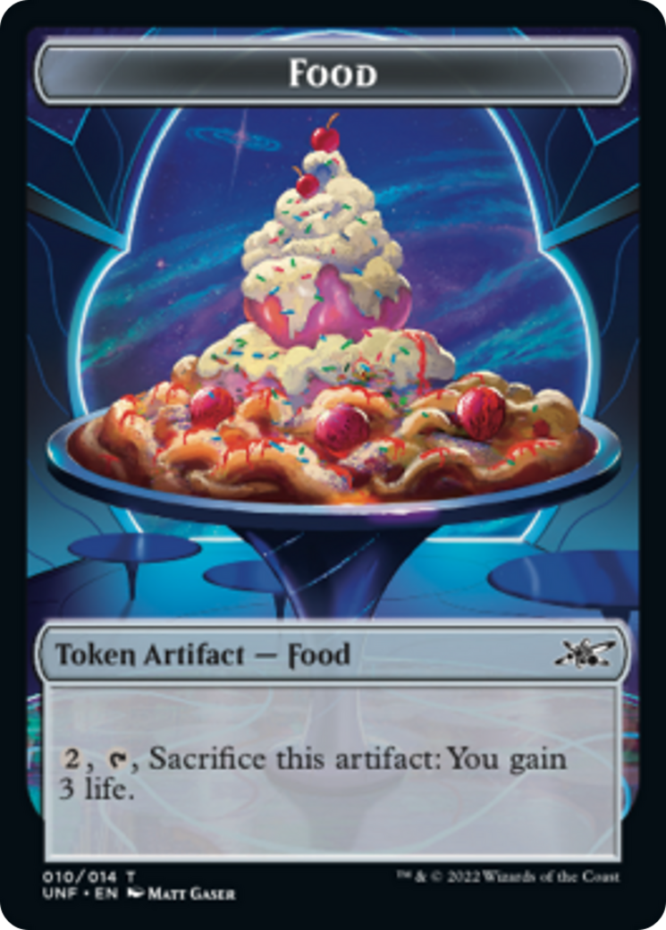 Zombie Employee // Food (010) Double-sided Token [Unfinity Tokens] | Good Games North