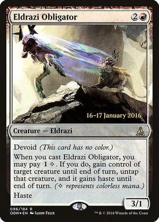 Eldrazi Obligator [Oath of the Gatewatch Promos] | Good Games North