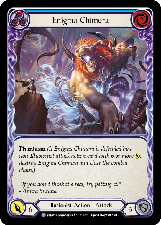 Enigma Chimera (Blue) [PSM028] (Monarch Prism Blitz Deck) | Good Games North
