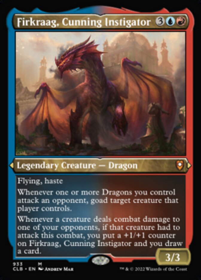 Firkraag, Cunning Instigator (Display Commander) (Foil Etched) [Commander Legends: Battle for Baldur's Gate] | Good Games North