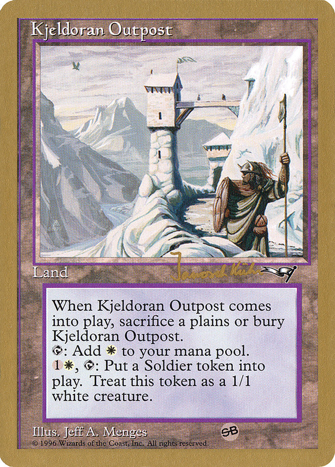 Kjeldoran Outpost (Janosch Kuhn) [World Championship Decks 1997] | Good Games North