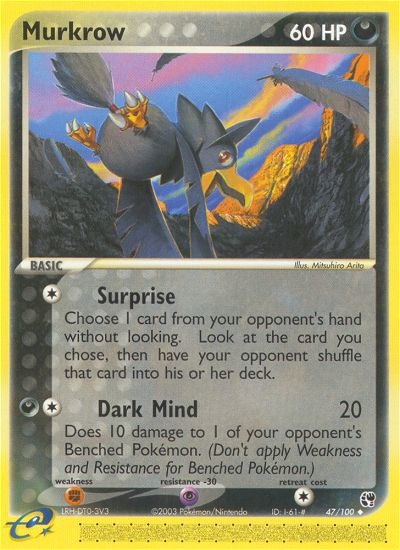 Murkrow (47/100) [EX: Sandstorm] | Good Games North
