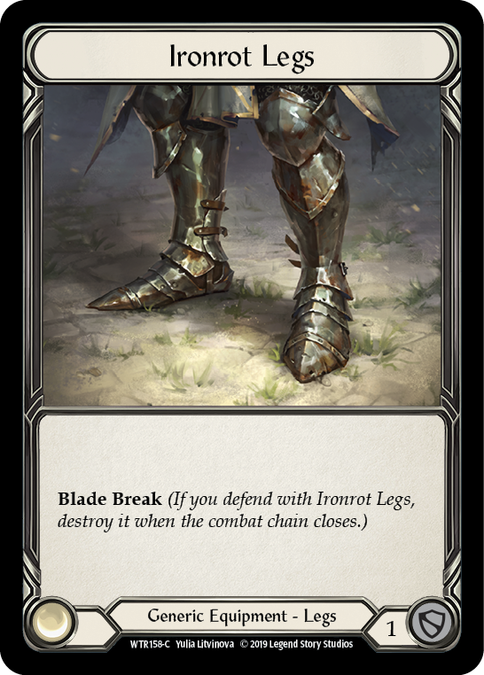 Ironrot Legs [WTR158-C] Alpha Print Cold Foil | Good Games North