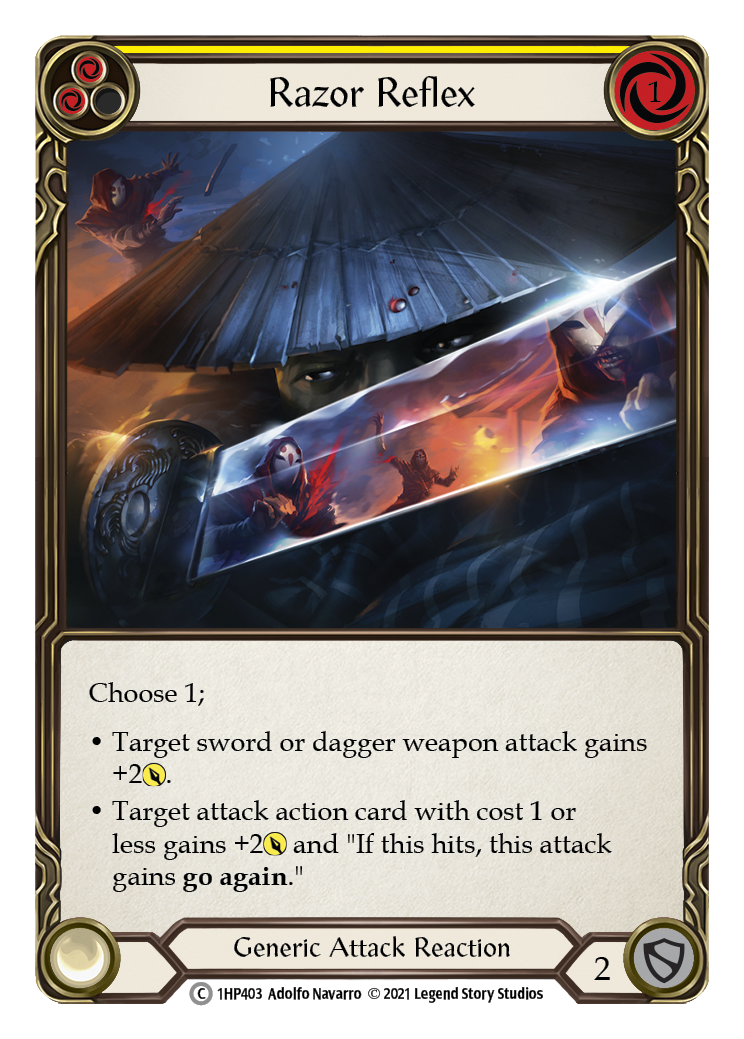 Razor Reflex (Yellow) [1HP403] | Good Games North
