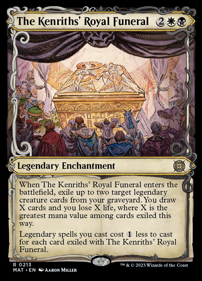 The Kenriths' Royal Funeral (Showcase Halo Foil) [March of the Machine: The Aftermath] | Good Games North