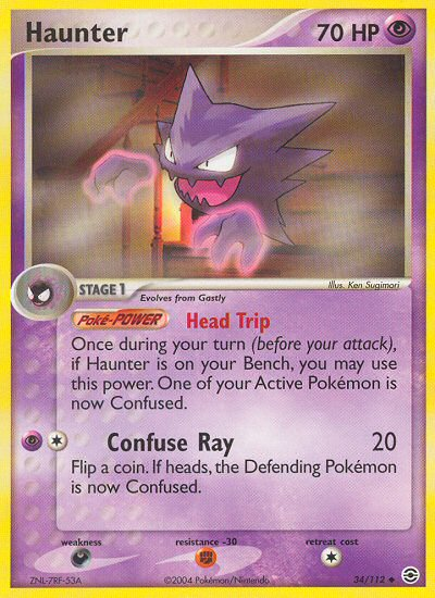 Haunter (34/112) [EX: FireRed & LeafGreen] | Good Games North